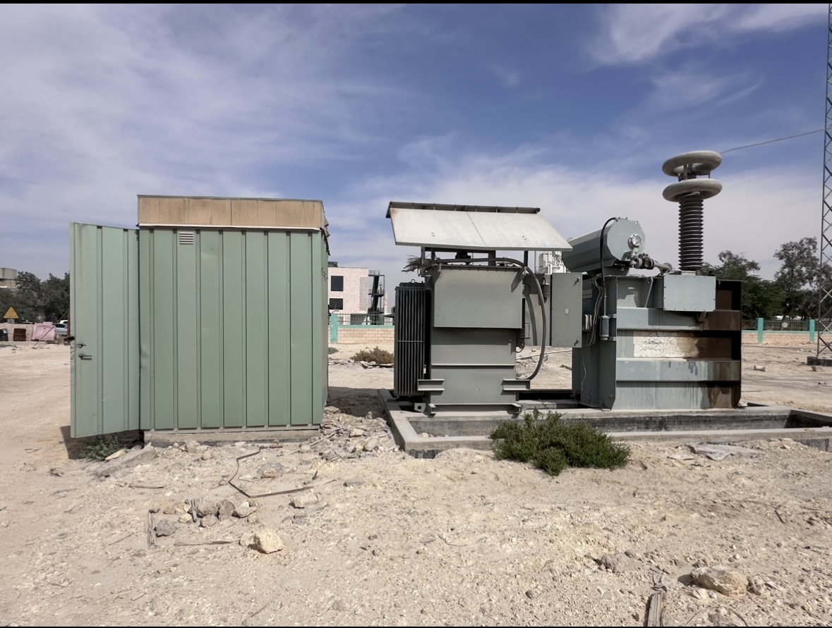 DISMANTLING & TRANSFERRING 2 ELECTRICAL INSULATOR TESTING SITES TO THE NEW SITE.